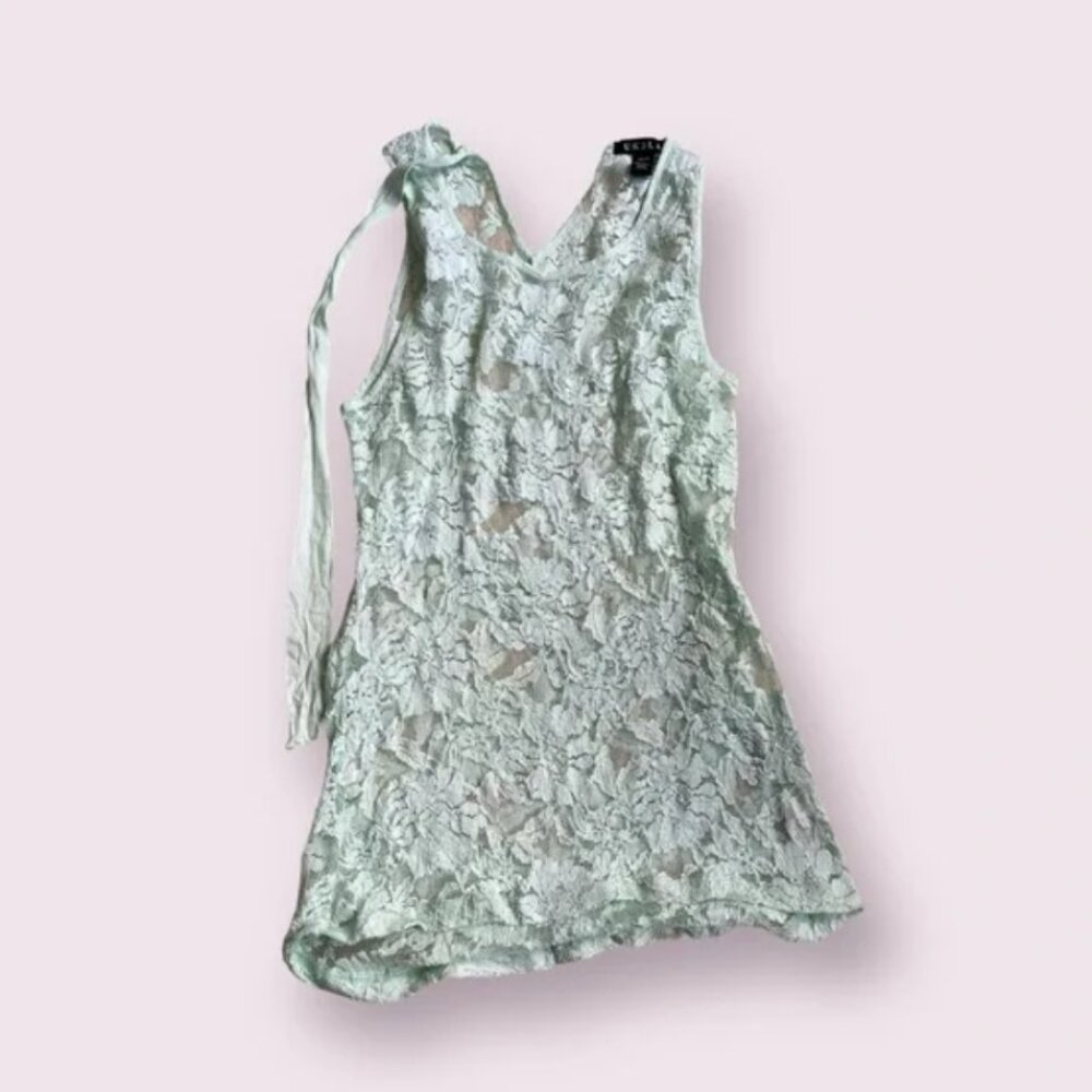Urban Planet Green Lace Top